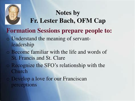 PPT Secular Franciscan Formation And Discernment PowerPoint