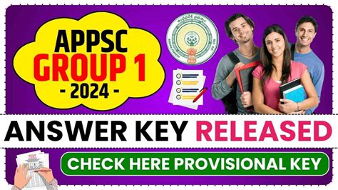 APPSC Group 1 Answer Key 2024 Released Check Here Provisional Key