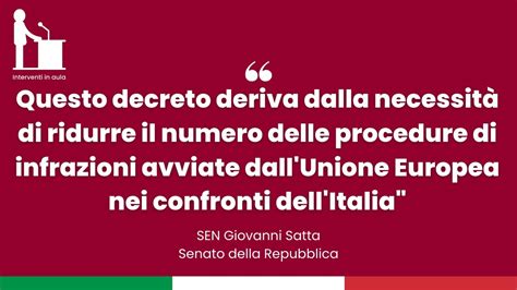 Questo Decreto Il Frutto Di Un Costante E Proficuo Dialogo Con Le