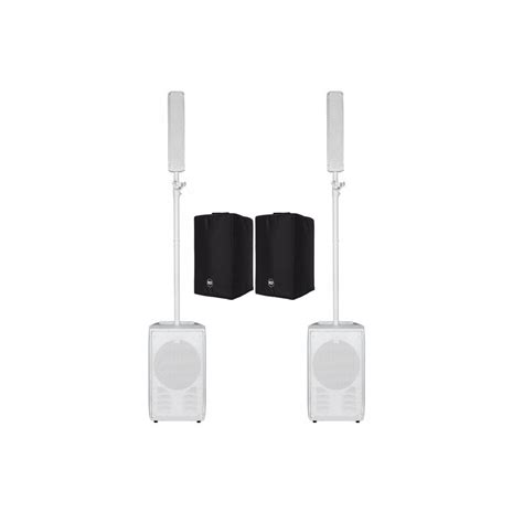 X Rcf Evox J Active Two Way Portable Array In White Bundle