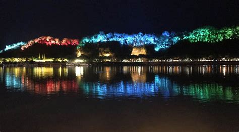 乐山夜游三江项目（河岸 山体亮化） 夜景亮化 四川金翔宇照明工程有限公司