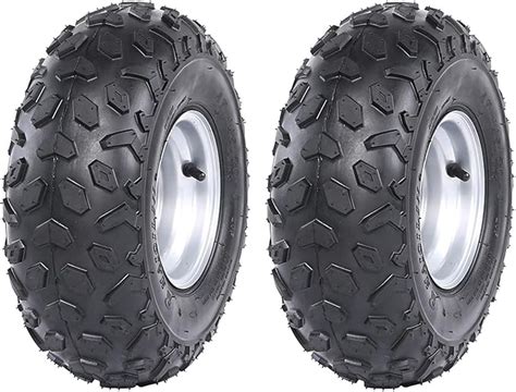 Amazon ZXTDR Set Of 2 ATV Go Kart Tire 145 70 6 With Rim Tubeless