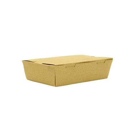 SKP Rectangular 700ml Kraft Food Paper Box - SKP Pte Ltd