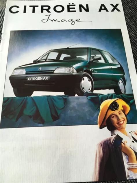 CATALOGUE BROCHURE CITROEN AX IMAGE De 1993 EUR 1 34 PicClick FR