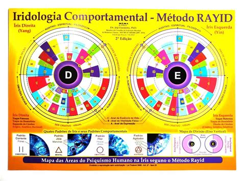 Mapa De Iridologia Comportamental Metodo Rayid Brasil Oriente