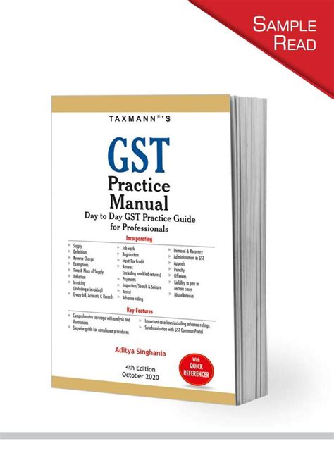 Taxmann S Gst Practice Manual Comprehensive Guide For Understanding