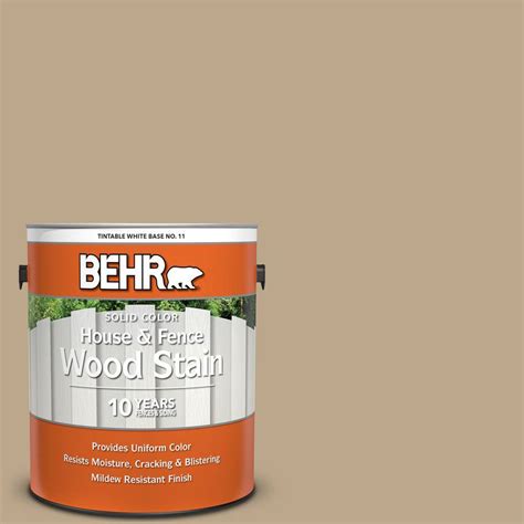 BEHR 1 Gal HDC NT 16 Natural Chamois Solid Color House And Fence