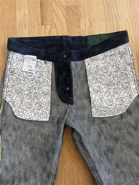 Naked Famous Naked And Famous Pickle Rick Denim Gem