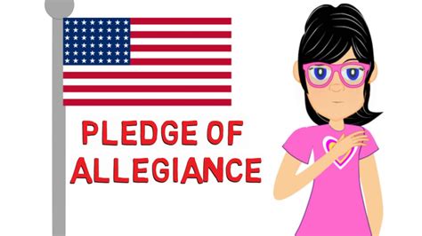 Pledge Of Allegiance For Kids - Pledge of Allegiance Classroom Poster ...