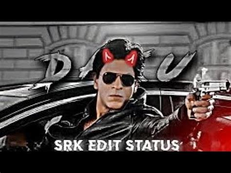 Sharukh Khan Daku Edit Srk Edits Daku Song Edits Youtube