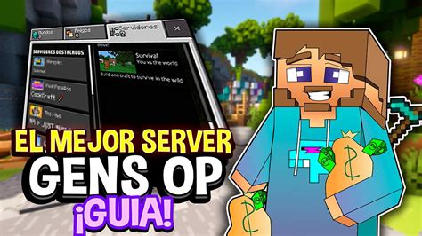 El MEJOR Servidor Gens OP Para MINECRAFT PE 1 20 81 Actualizado JAVA