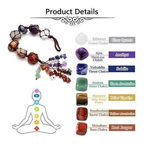 Atrapasue Os Jovivi Chakra Stones Set Chakras Healing C Cuotas Sin