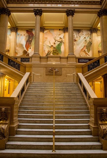 Amazing buildings, Carnegie museum, Staircase