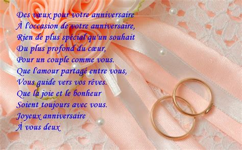 Mot Pour Anniversaire De Mariage