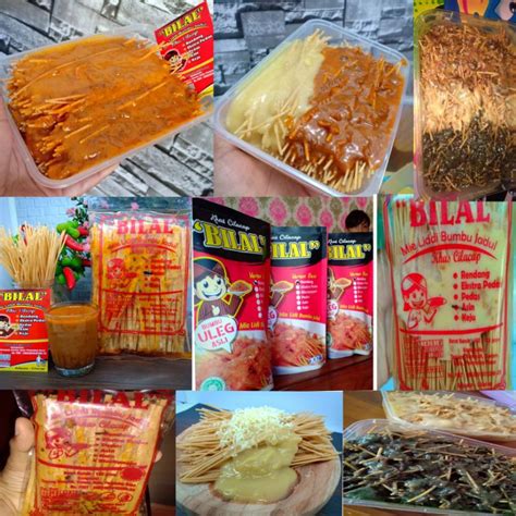 Jual Mie Lidi Bilal Bumbu Basah Varian Box Pouch Pelastik Shopee