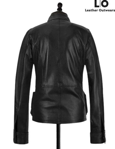 I Am Legend Alice Braga (Anna) Black Leather Jacket - Leather Outwears