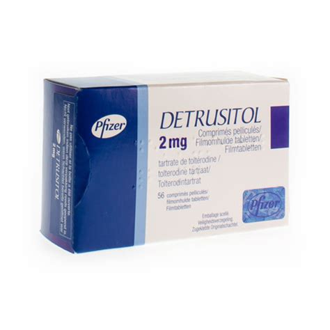 DETRUSITOL 2 MG FILMOMH TABL 56 X 2 MG Apotheek Het Gasthuis