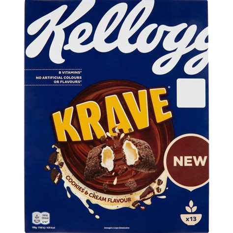 Cereali Al Cacao Choco Krave Gusto Cookie Cream KELLOGG S 410 G