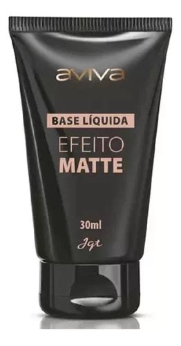 Base de maquiagem líquida Jequiti Aviva 30ML EFEITO MATTE Base Líquida