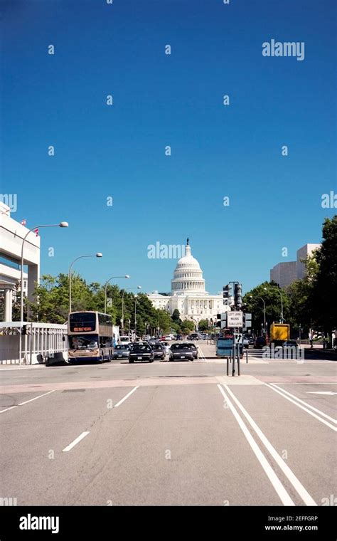 Traffic on a road, Washington DC, USA Stock Photo - Alamy