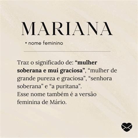 Significado Do Nome Mariana Origem Frases E Mais