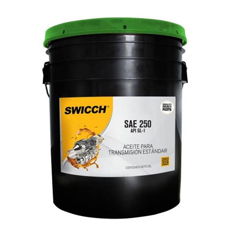 SAE 250 API GL 1 19L Aceite para transmisión estándar SWICCH