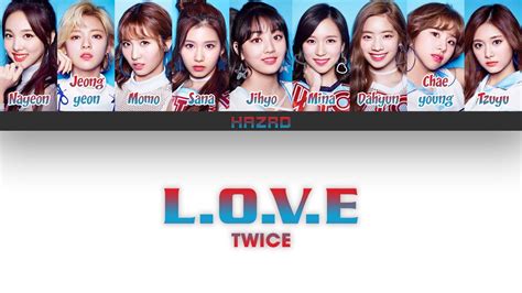 Twice 트와이스 Love Color Coded Lyrics Kanromind Youtube