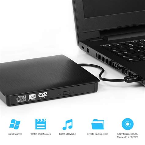 Usb 3.0 Dvd Recorder Drive External Optical Drive Cd-rom Player Cd/dvd Rw Burner Writer Portable ...