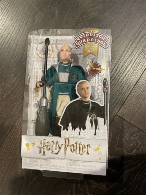 FIGURINE HARRY POTTER Quidditch Draco Malefoy Avec Balai Monde Des