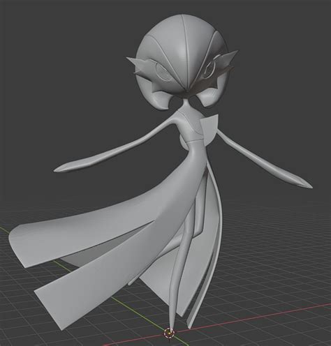 Archivo Stl Pokemon 282 Gardevoir・modelo De Impresión 3d Para