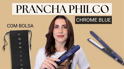 RESENHA PRANCHA PHILCO Chrome Blue Gi Rodrigues YouTube