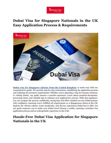 PPT Dubai Visa For Singapore Nationals In The UK Easy Application