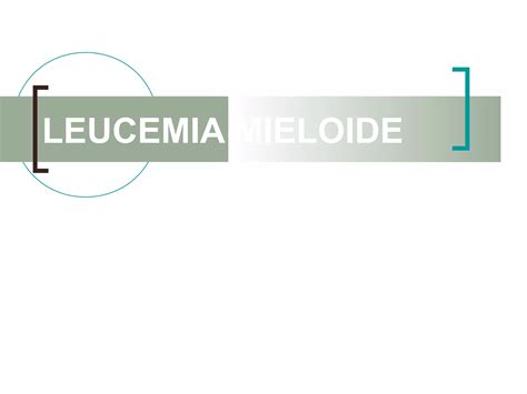 Leucemia Mieloide PPT