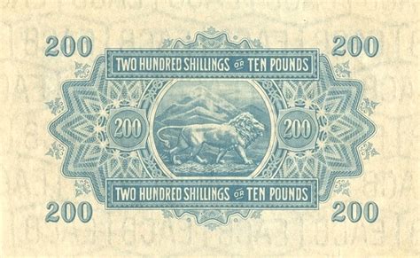 200 Shillings 10 Pounds George V África Oriental Británica Numista