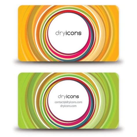 Circular Business Card - 9204 - Dryicons