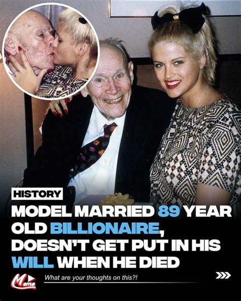 Anna Nicole Smith Married Billionaire Oil Tycoon J Howard Marshall In