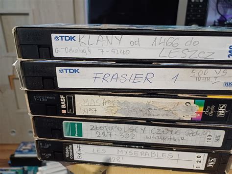 Zestaw Kaset Vhs Przegrywanych 10 Szt Vhs Warszawa Kup Teraz Na