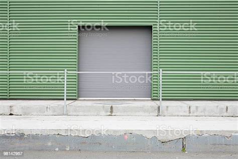 Industrial Warehouse Corrugated Metal Wall Backgrounds Textures And