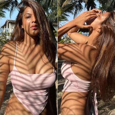 Tanned Nia Sharma Looks HOT AF As She Shows Off Her Assets In A Sexy Pink Bikini During Her Goa