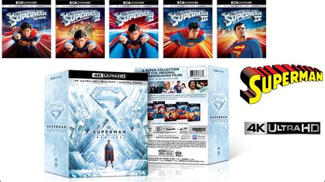 Superman 5 Film Collection Standard Edition 4K Ultra HD Blu Ray Box