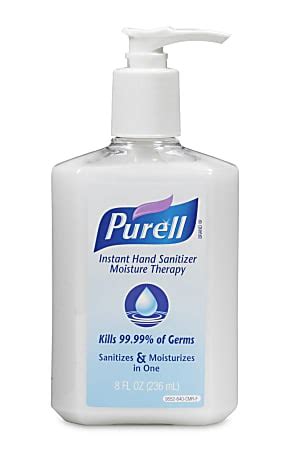 Purell Instant Hand Sanitizer Moisture Therapy Oz Pump Bottle Odp