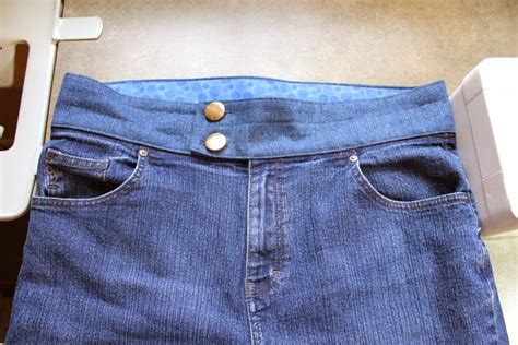 Sew A New Waistband For Your Jeans Maiden Jane