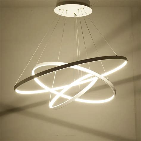 Aliexpress Buy Modern Rings Led Pendant Lights For Living Room