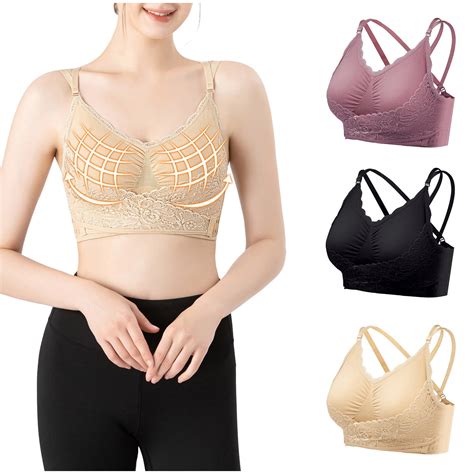 Darzheoy Bras For Women No Underwire Ladies Traceless Comfortable No