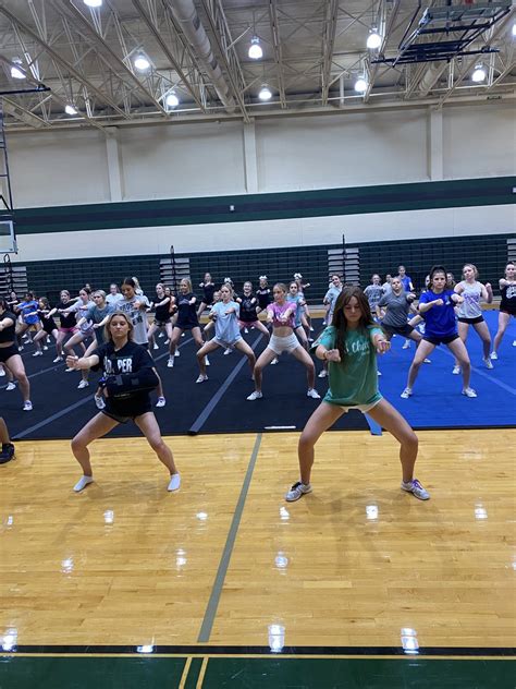 Prosper Hs Cheer On Twitter Cheer Tryout Clinic Day 1 Is Under Way