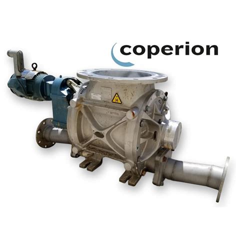 Used 12dia Coperion Stainless Steel Rotary Airlock Valve Model Zxq