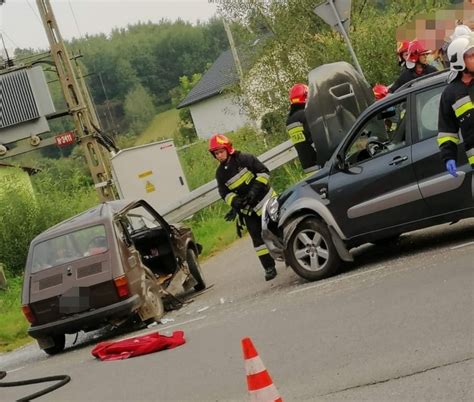 Wypadek Samochodowy W Woli Radziszowskiej Skawina Eu