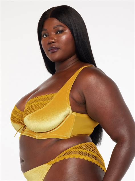 Velvet Vixen Lace Up Bra In Yellow Savage X Fenty Netherlands