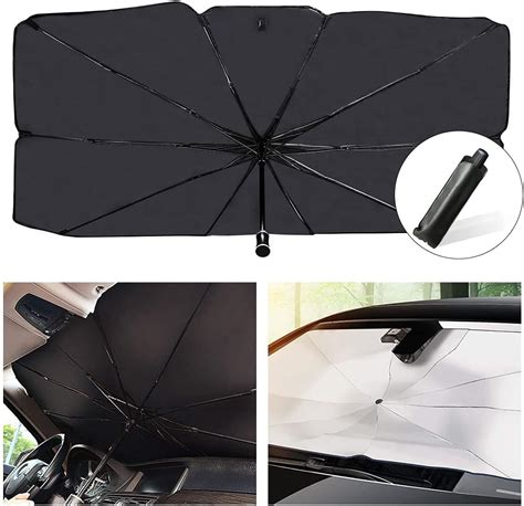 Amazon Helloleiboo Car Windshield Sun Shade Uv Rays And Heat Sun