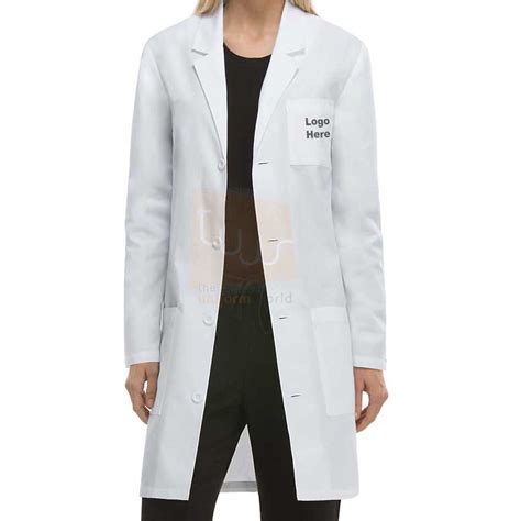 Long Medical White Coat with 3 Pockets - Dubai UAE | Leading Uniforms ...